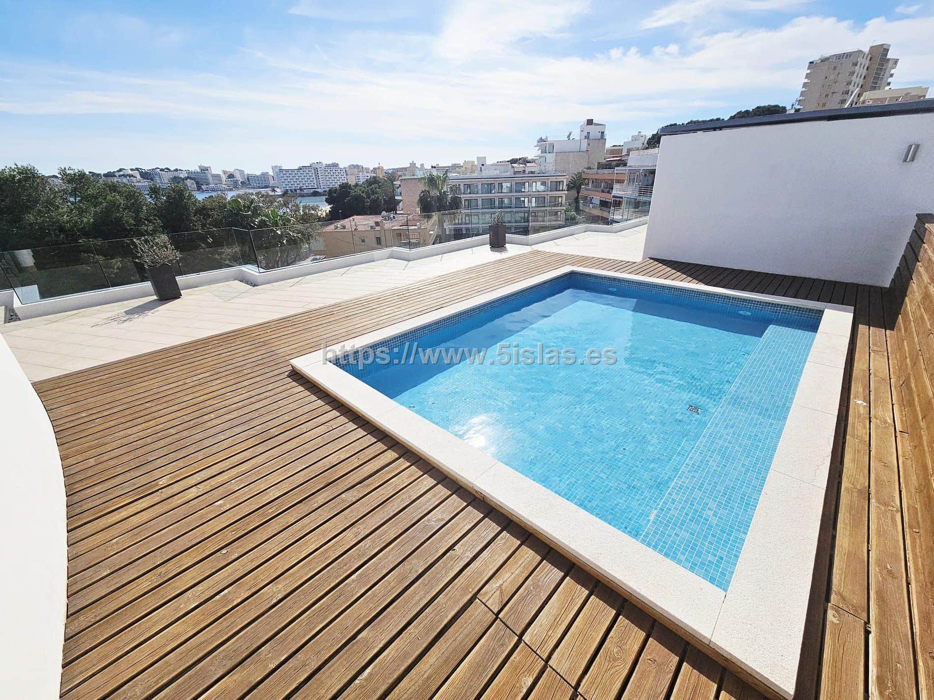 Palma Nova, apartamento con amplia terraza frente playa - Foto 1