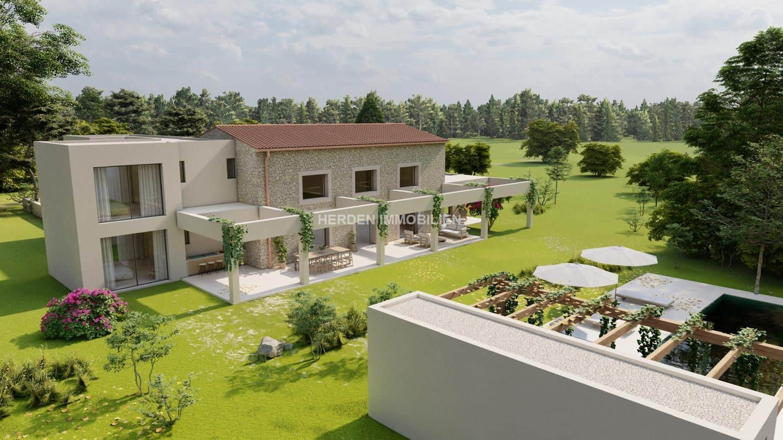 PROYECTO DE NUEVA CONSTRUCCIÓN DE FINCA EN LLUCMAJOR EN VENTA - Foto 1