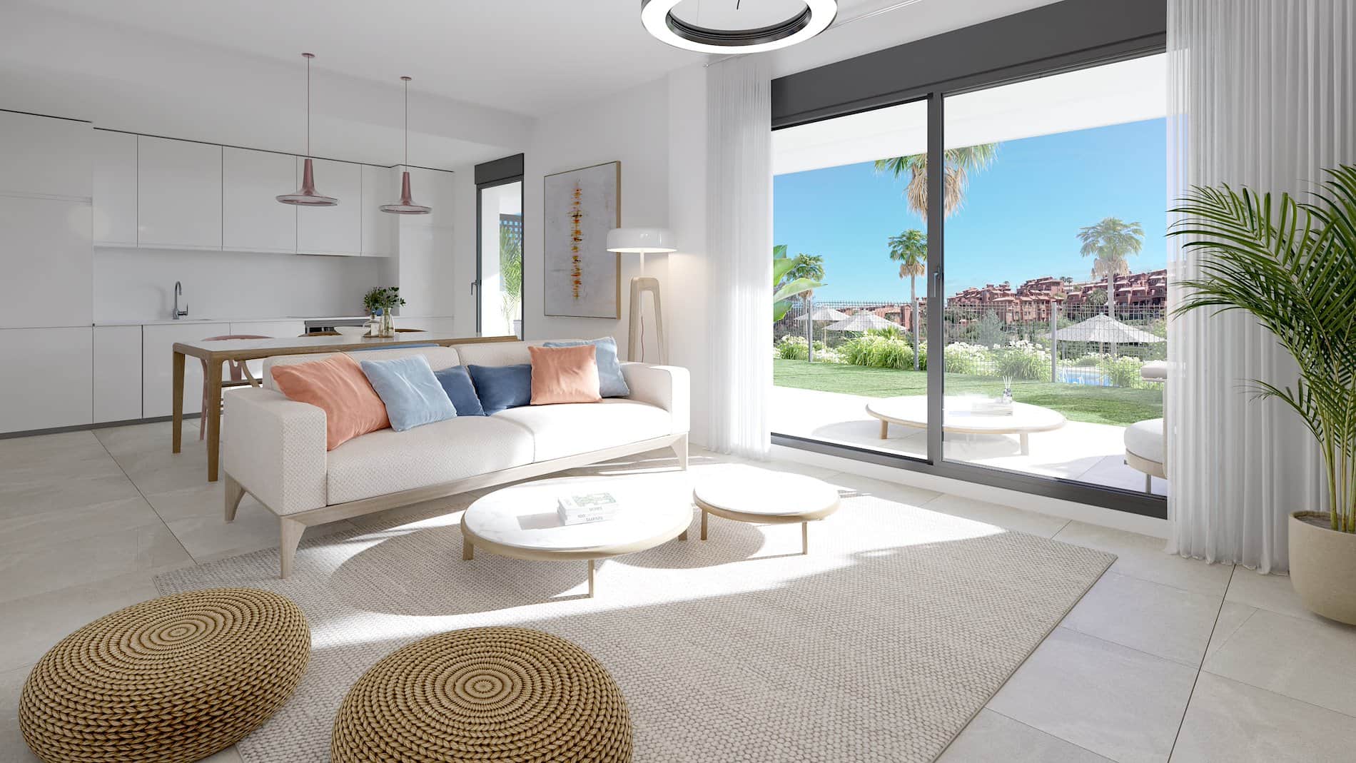 Exclusiva promoción de obra nueva tipo resort en Estepona.- - Foto 1