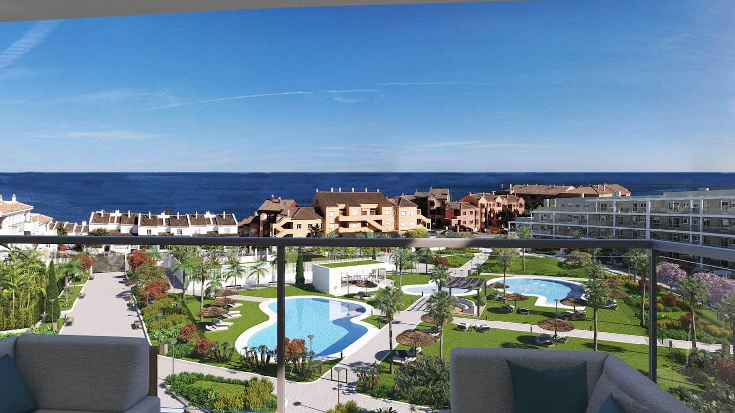 Obra nueva a 150 m de la playa con piscinas y gimnasio.- - Foto 1