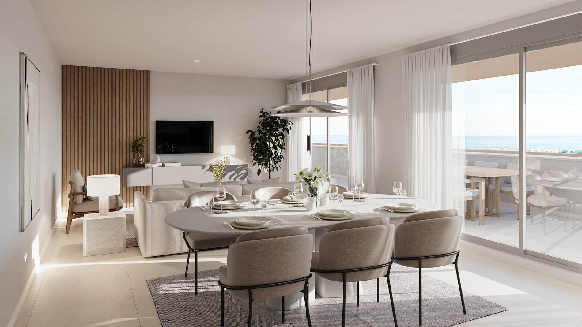 Obra nueva en Estepona con piscina, coworking y golf cercano.- - Foto 4
