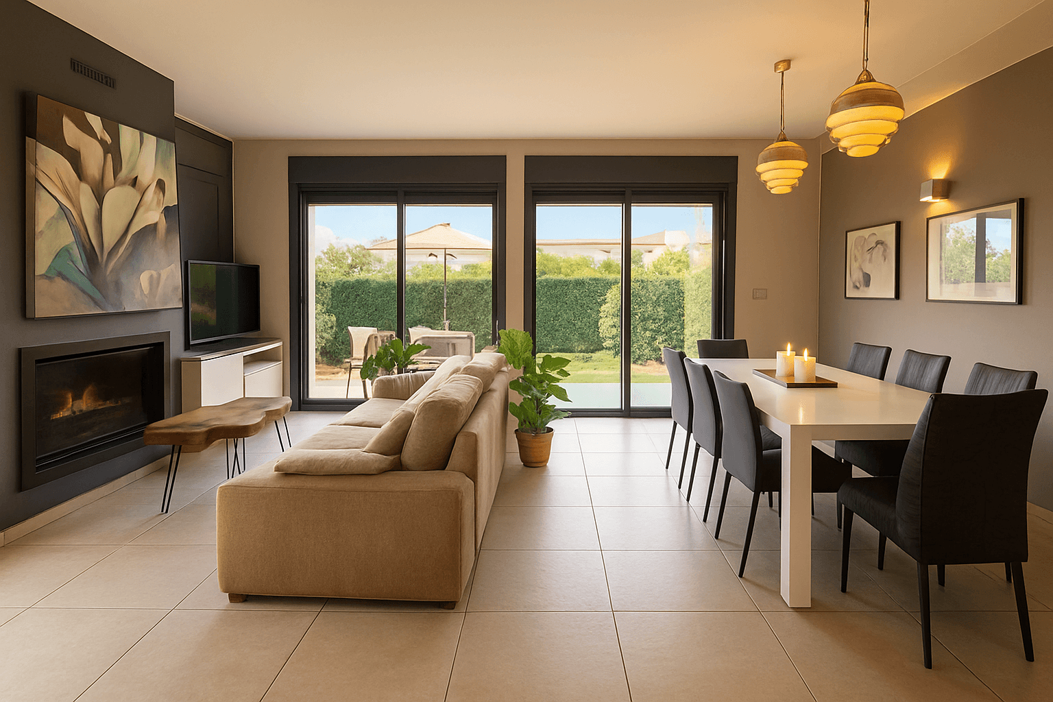 Casa de diseño con jardín y piscina privados. - Foto 3