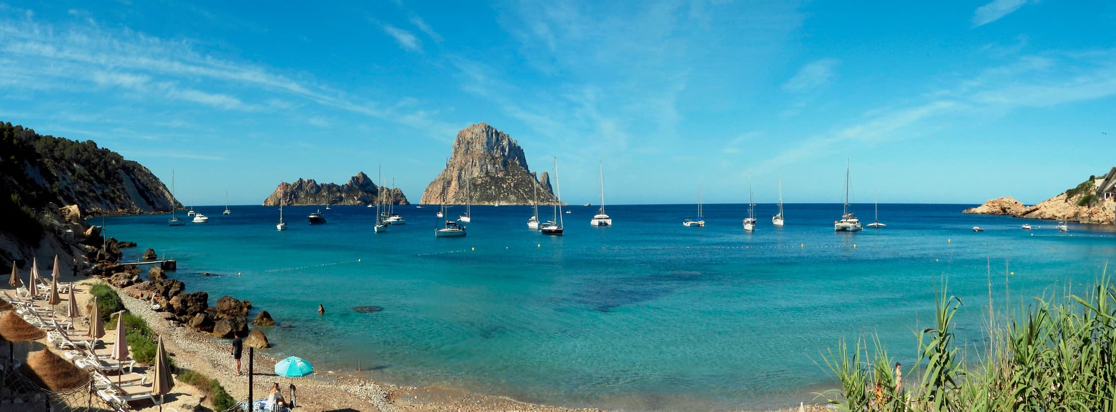 Vista de la isla de Ibiza