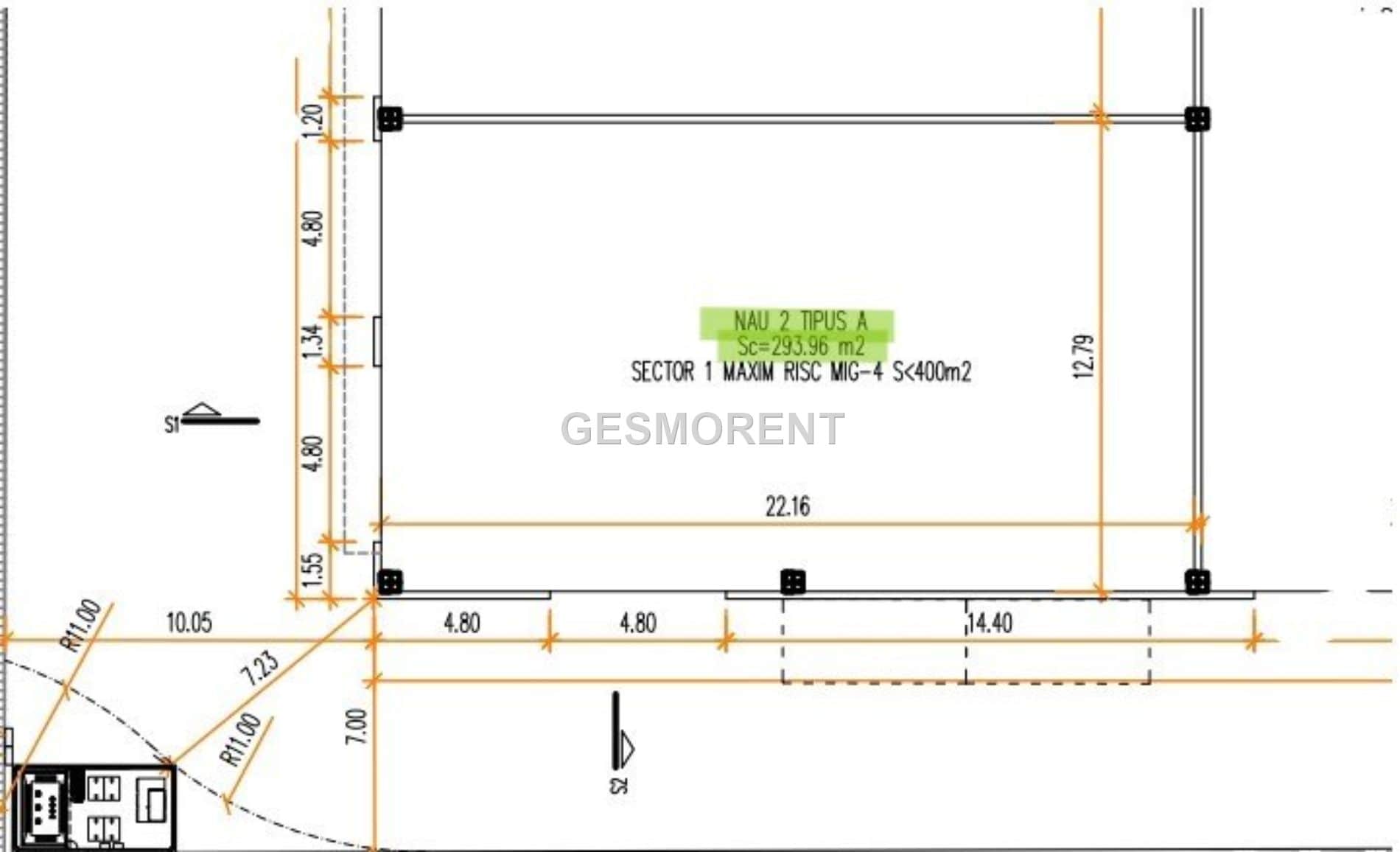 NAVE EN CONSTRUCCIÓN EN ALQUILER EN EL POLIGONO DE MANACOR - Foto 1