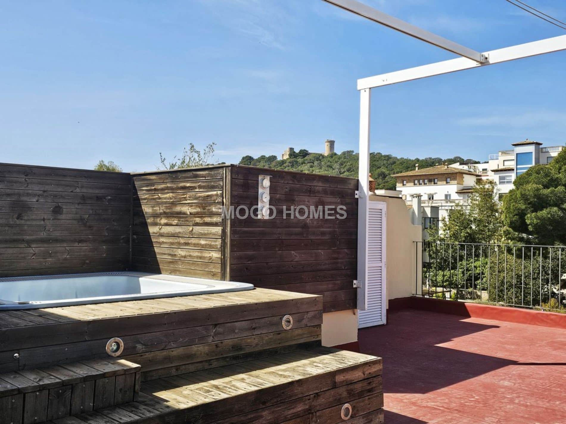 Ático de 4 dormitorios, jacuzzi, vistas espectaculares, aparcamiento, Palma - Foto 3