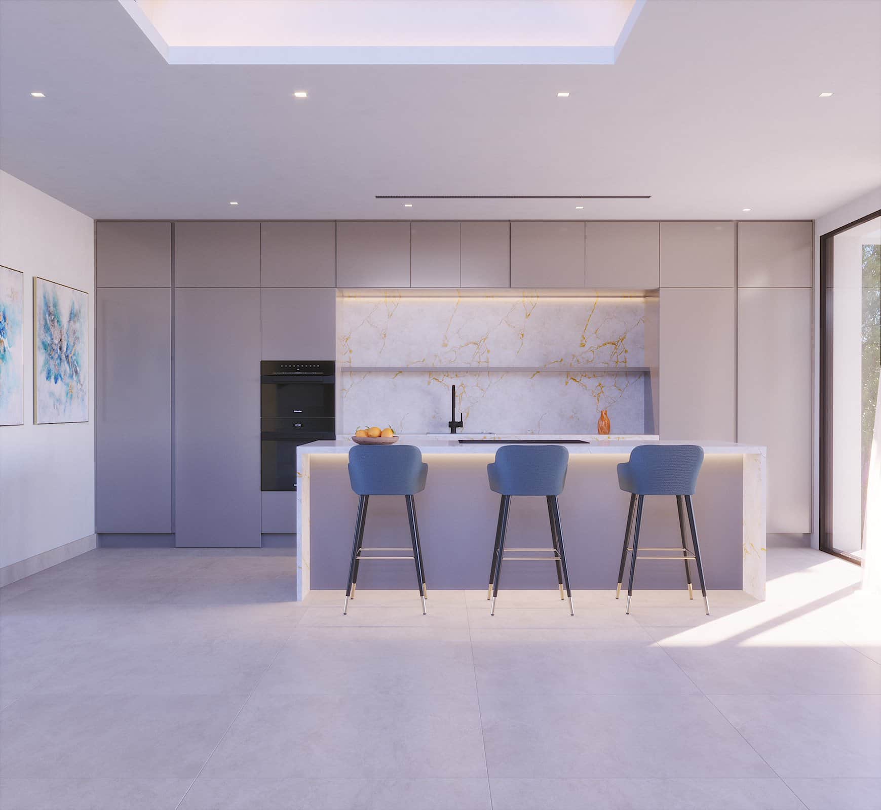 Aurea Villas – Elegancia, Golf y Vistas al Mediterráneo en el Corazón de Estepona.- - Foto 5