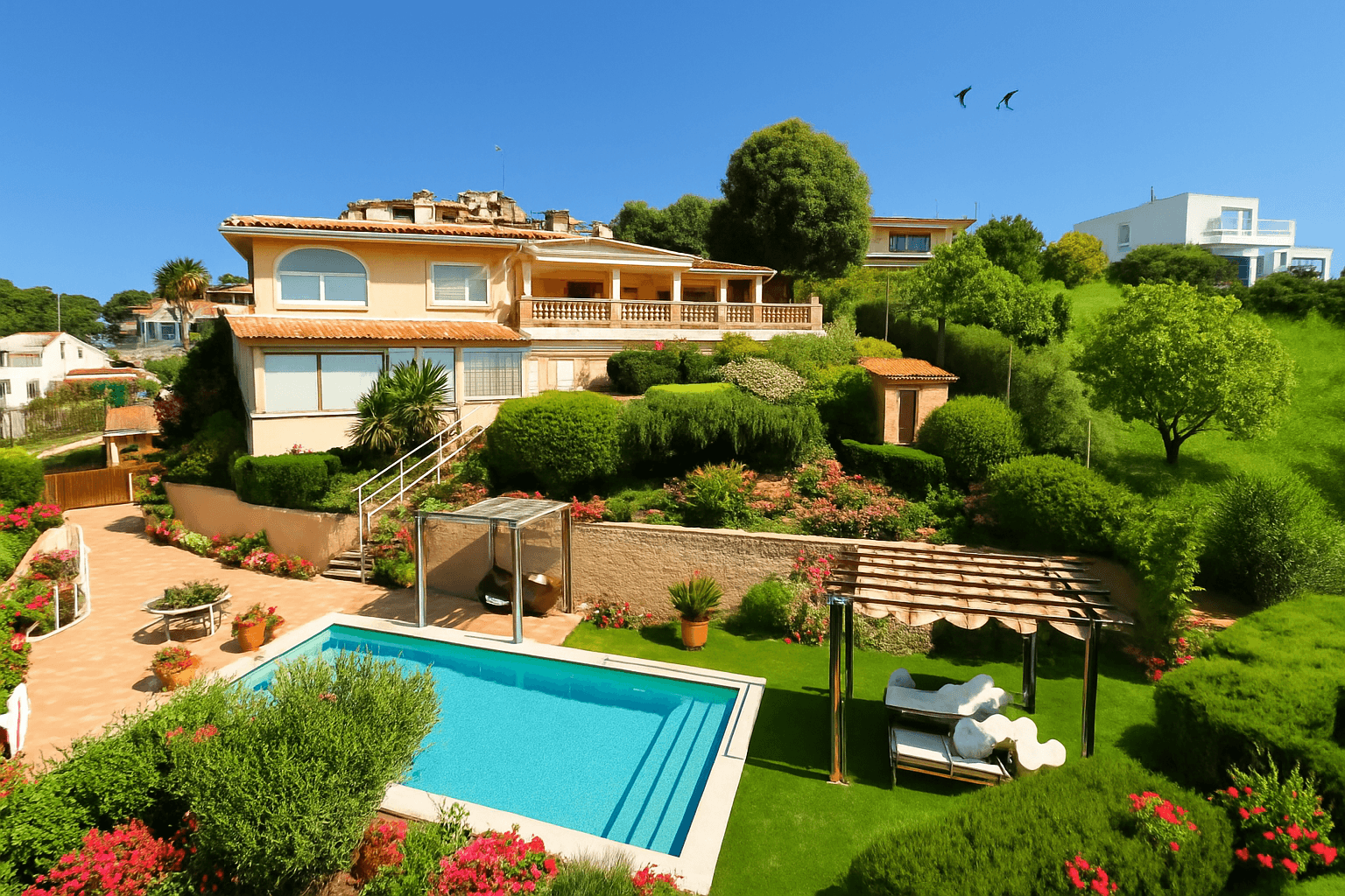 Vivienda con vistas al mar, jardín y piscina en Santa Susanna - Foto 2